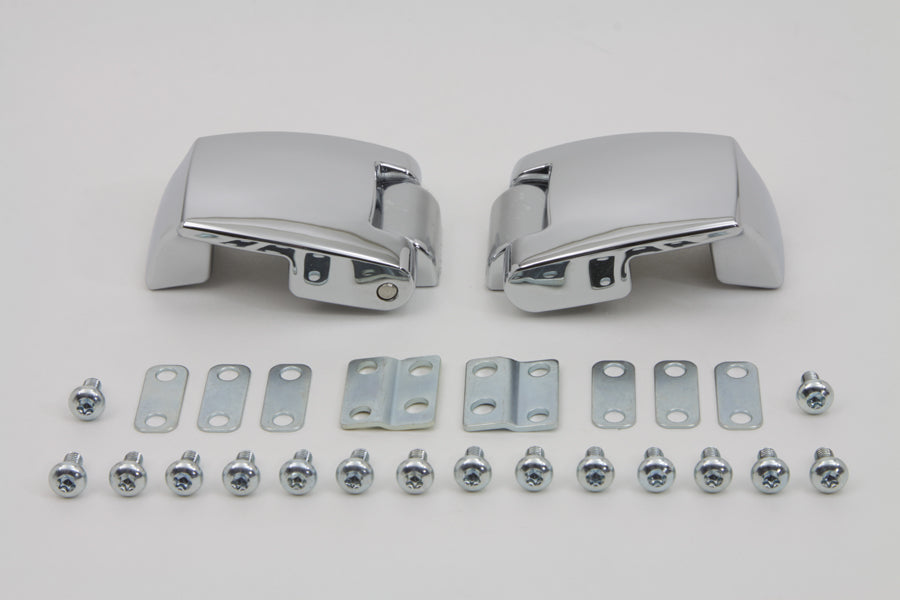 HARLEY Chrome Tour-Pak Luggage Hinge Kit Fits 1988-2013 FLT,