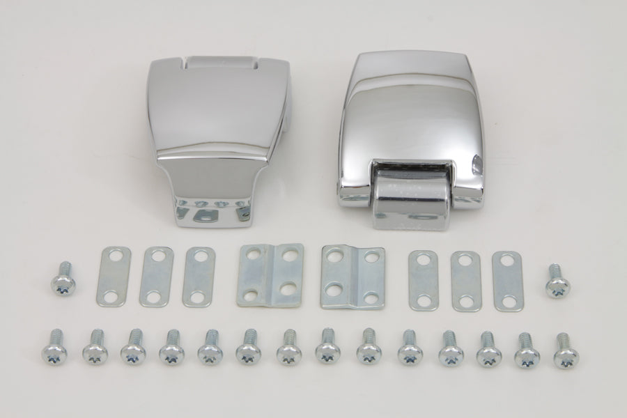 HARLEY Chrome Tour-Pak Luggage Hinge Kit Fits 1988-2013 FLT,