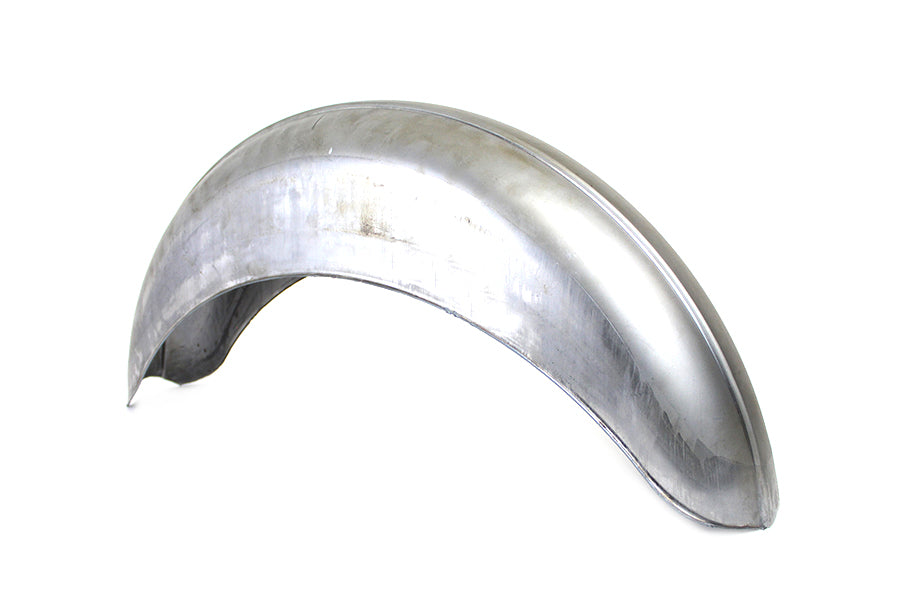 HARLEY 5 inch Ribbed Fender Raw fits 0-  Custom,