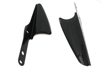 HARLEY Black Fork Mount Wind Deflector Set Fits 2006-2013 FLHT,   2006-2023 FLHX,   2006-UP FLHR,