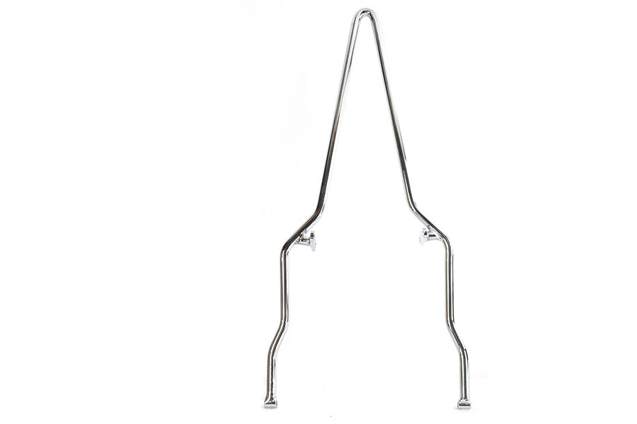 HARLEY 25 inch Rigid Sissy Bar Chrome Fits 0-  Custom, application for 11 - 12" wide frames"
