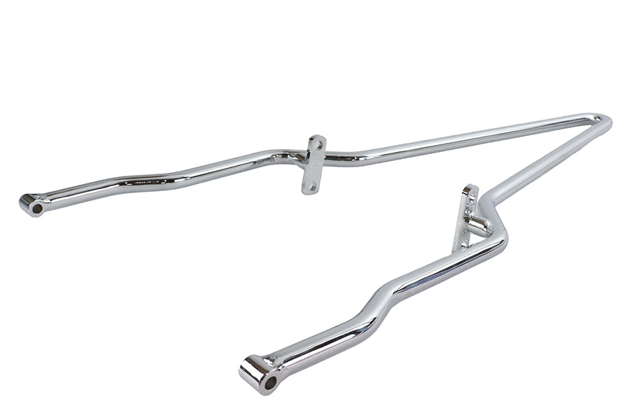 HARLEY 25 inch Rigid Sissy Bar Chrome Fits 0-  Custom, application for 11 - 12" wide frames"