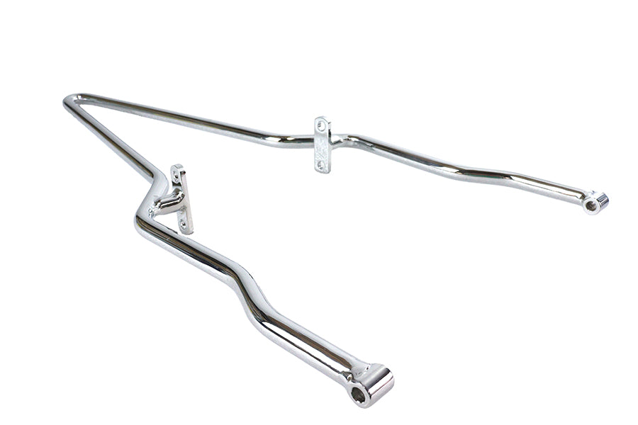 HARLEY 25 inch Rigid Sissy Bar Chrome Fits 0-  Custom, application for 11 - 12" wide frames"