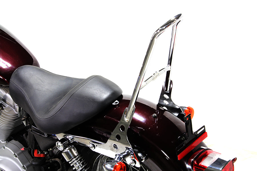 HARLEY One Piece Sissy Bar Chrome fits 2004-UP XL,