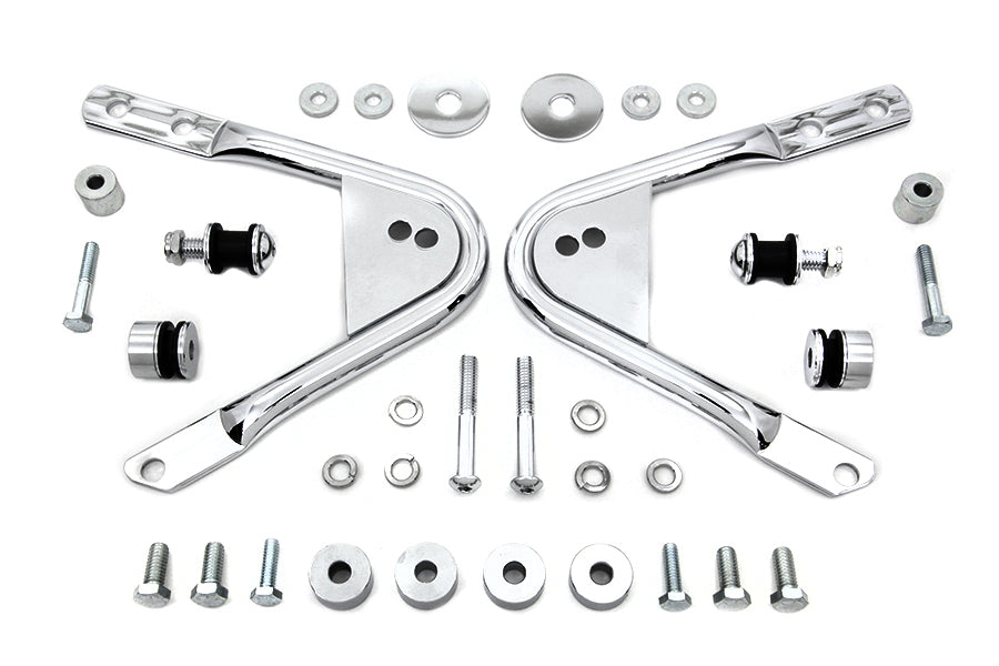HARLEY Detachable Docking Hardware Kit Chrome Fits 1997-2008 FLT,