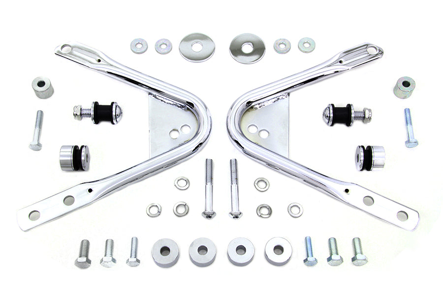 HARLEY Detachable Docking Hardware Kit Chrome Fits 1997-2008 FLT,