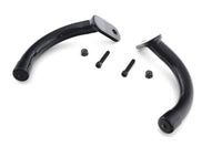 HARLEY Black Saddlebag Guard Eliminator Brackets Fits 1997-2008 FLT,