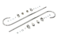 HARLEY Chrome Front Fender Trim Rail Kit fits 1936-1951 EL,  1936-1948 U,  1941-1984 FL,