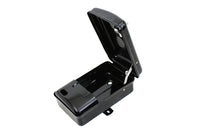 HARLEY Rectangular Black Tool Box fits 1936-1939 EL,