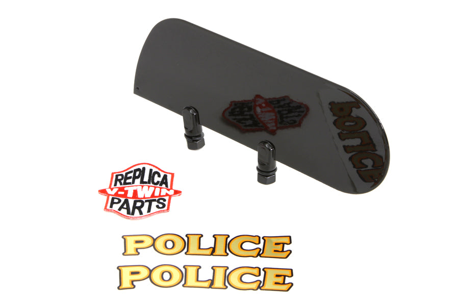 HARLEY Police Fender Marker Plate Fits All 0- ,
