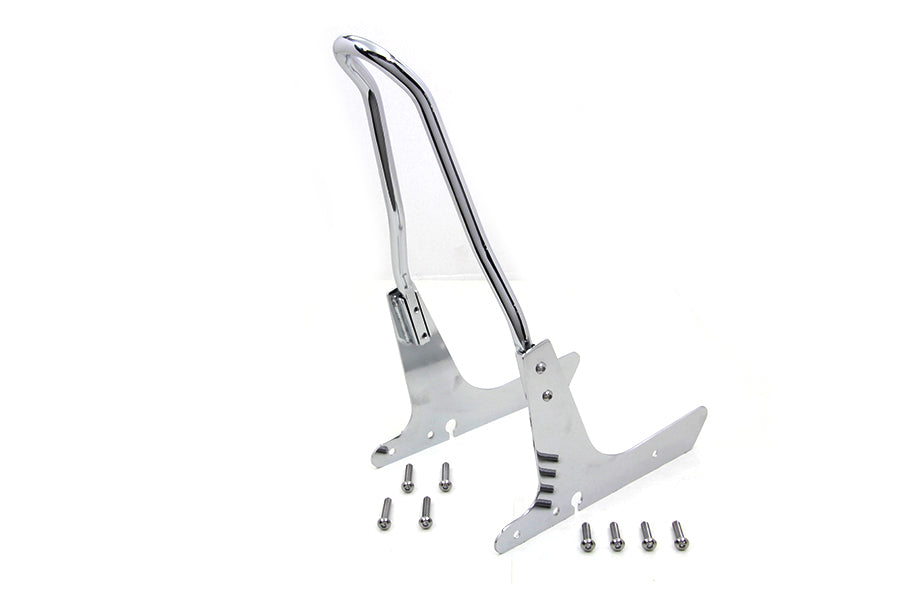 HARLEY 16 inch Sissy Bar Kit Chrome fits 2004-UP XL,