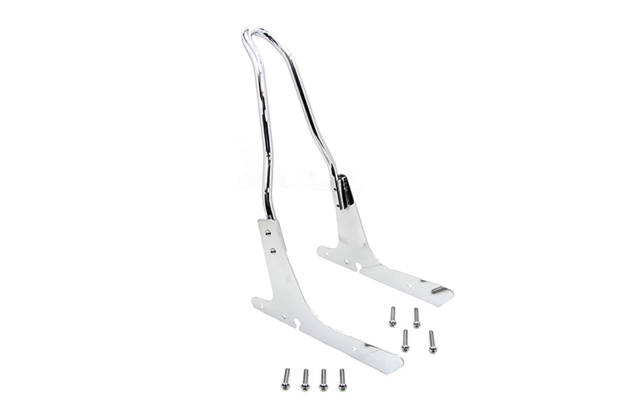 HARLEY 16 inch Sissy Bar Kit Chrome fits 2004-UP XL,