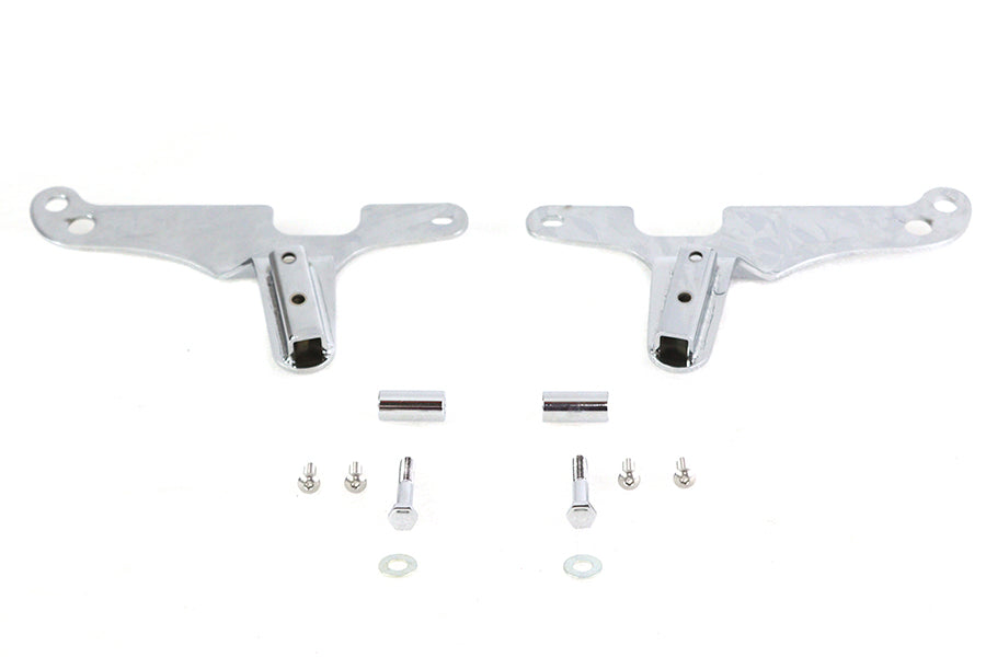 HARLEY Sissy Bar Side Plates fits 1997-2008 FLHR,  1997-2008 FLTR,  1997-2008 FLHX,