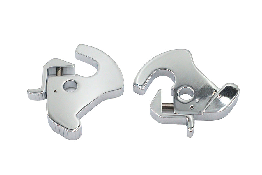 HARLEY Chrome Rotary Latch Kit Fits 0-  All, with detachable side plates and Tour-Pak luggage carrie