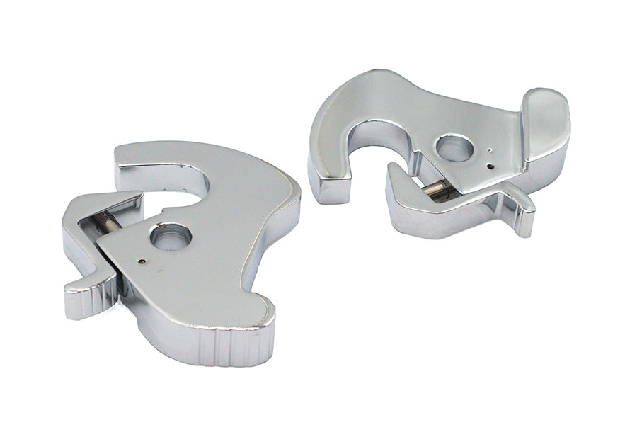 HARLEY Chrome Rotary Latch Kit Fits 0-  All, with detachable side plates and Tour-Pak luggage carrie