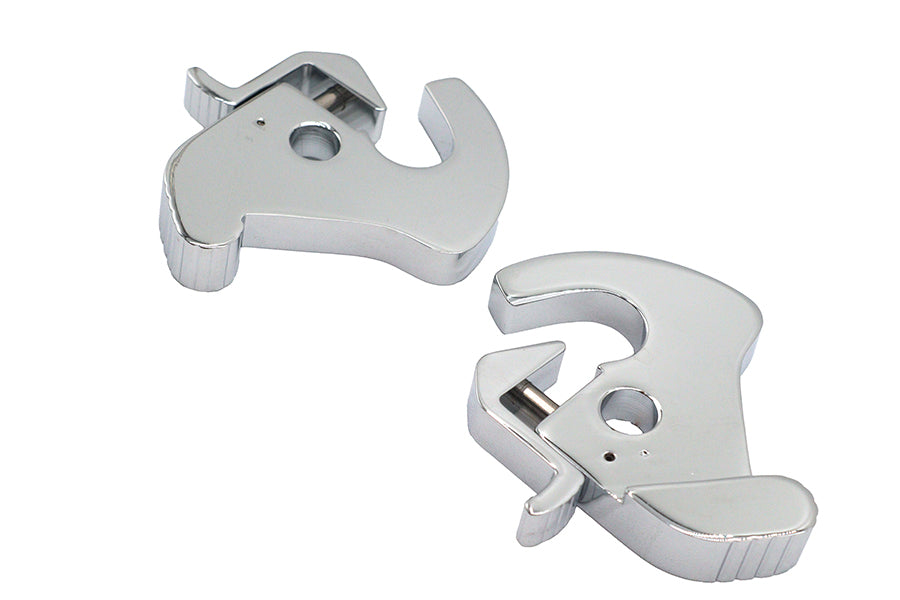 HARLEY Chrome Rotary Latch Kit Fits 0-  All, with detachable side plates and Tour-Pak luggage carrie