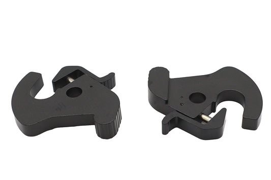 HARLEY Black Rotary Latch Kit Fits 0-  All, with detachable side plates and Tour-Pak luggage carrier