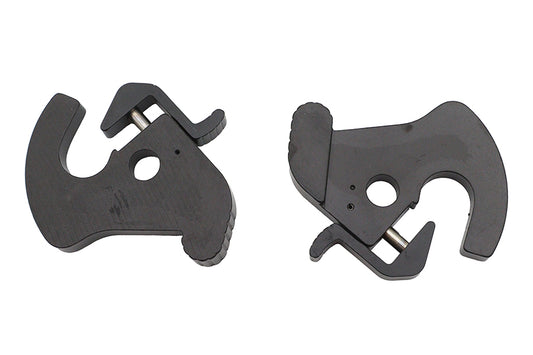 HARLEY Black Rotary Latch Kit Fits 0-  All, with detachable side plates and Tour-Pak luggage carrier