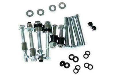 HARLEY Side Plate Docking Hardware Kit fits 1984-1999 FXSTS, models with VT #50-1617 Sissy Bar Detachable Side Plates 1984-1999 FLSTC, models with VT