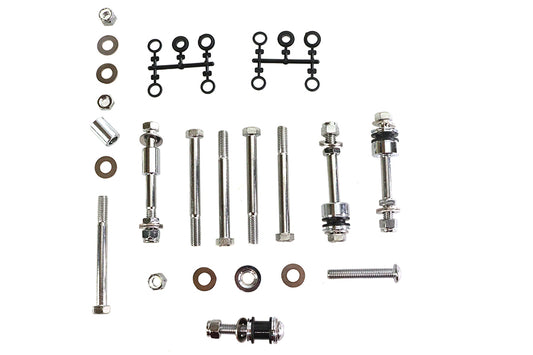 HARLEY Side Plate Docking Hardware Kit Fits 1984-1999 FXSTS, models with VT #50-1617 Sissy Bar Detac