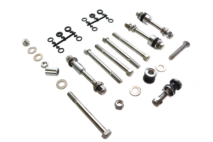 HARLEY Side Plate Docking Hardware Kit Fits 1984-1999 FXSTS, models with VT #50-1617 Sissy Bar Detac