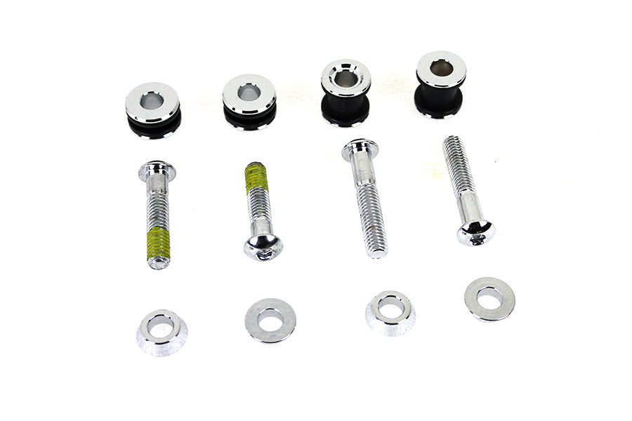 HARLEY Detachable Docking Hardware Kit Chrome Fits 2013-2017 FXSB,   2013-2017 FXSBSE,   2016-2017 F