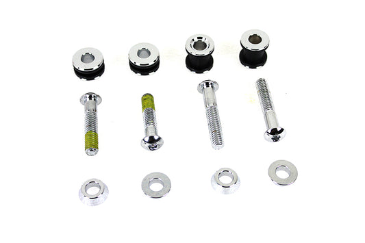HARLEY Detachable Docking Hardware Kit Chrome Fits 2013-2017 FXSB,   2013-2017 FXSBSE,   2016-2017 F
