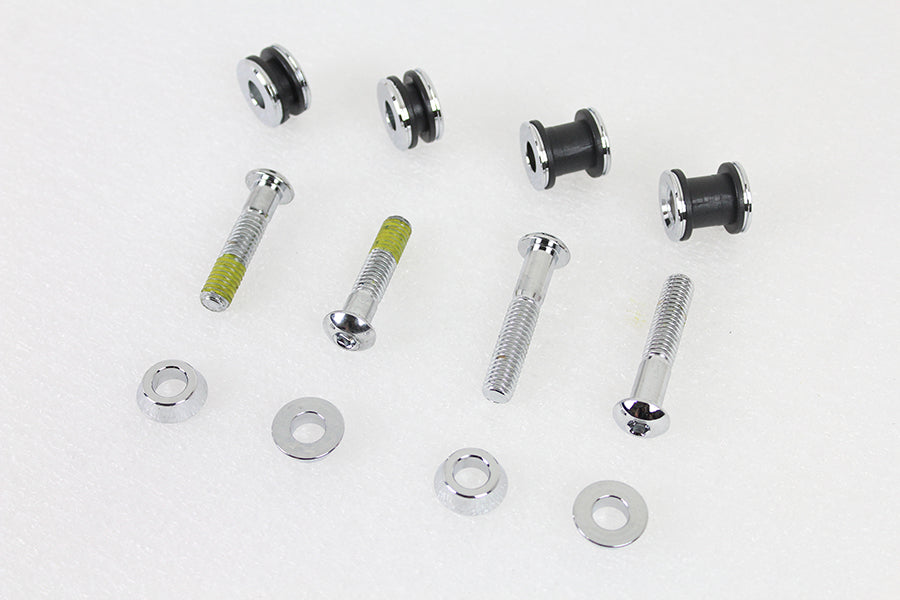 HARLEY Detachable Docking Hardware Kit Chrome Fits 2013-2017 FXSB,   2013-2017 FXSBSE,   2016-2017 F
