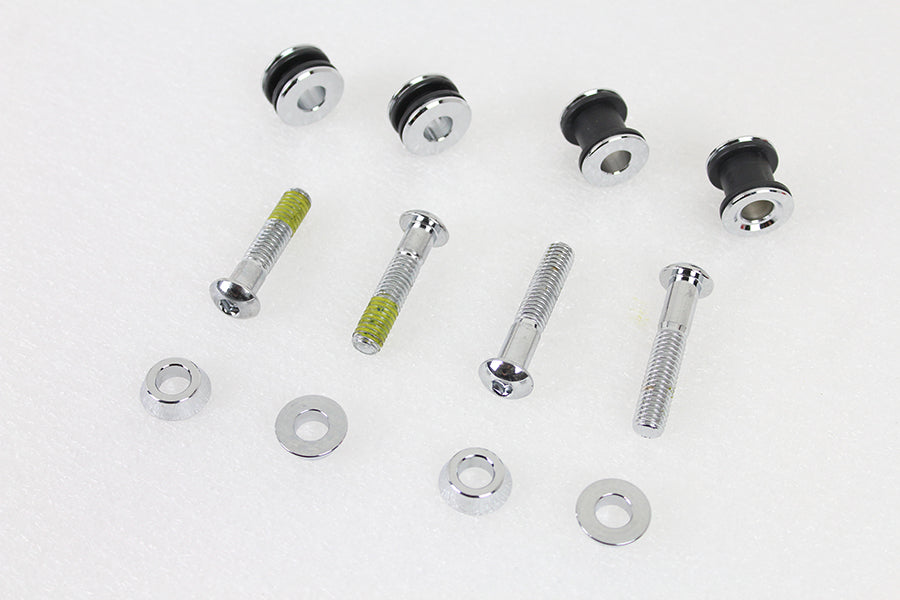 HARLEY Detachable Docking Hardware Kit Chrome Fits 2013-2017 FXSB,   2013-2017 FXSBSE,   2016-2017 F