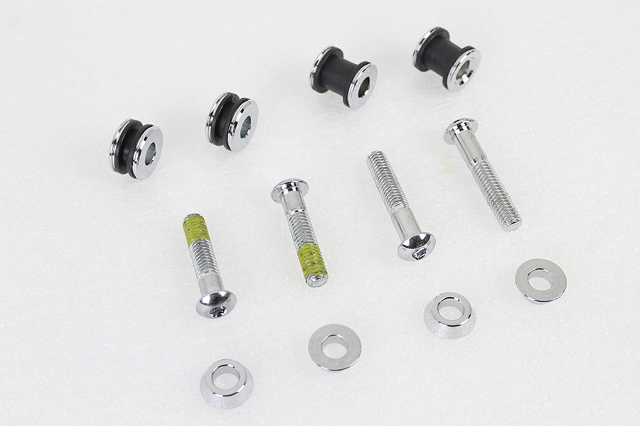 HARLEY Detachable Docking Hardware Kit Chrome Fits 2013-2017 FXSB,   2013-2017 FXSBSE,   2016-2017 F