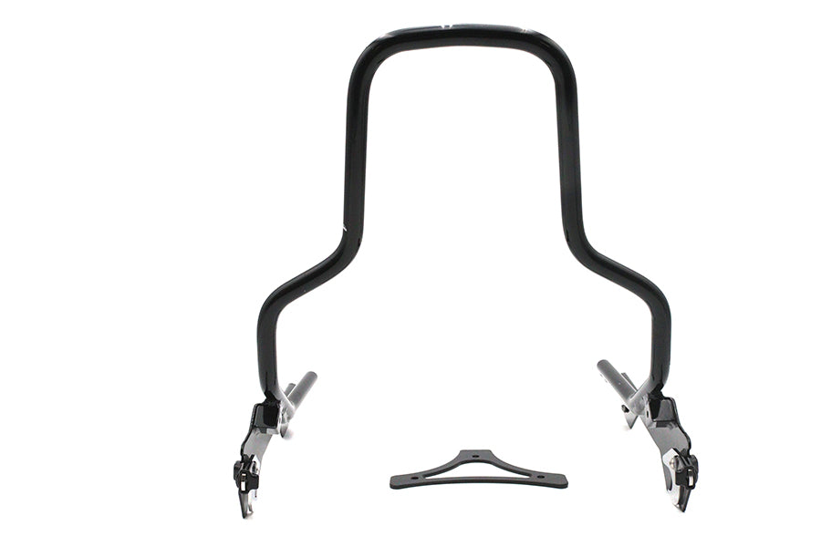 HARLEY 14-1/2 inch Standard Detachable Sissy Bar Gloss Black Fits 2018-UP FLFB,   2018-UP FLFBS,   2