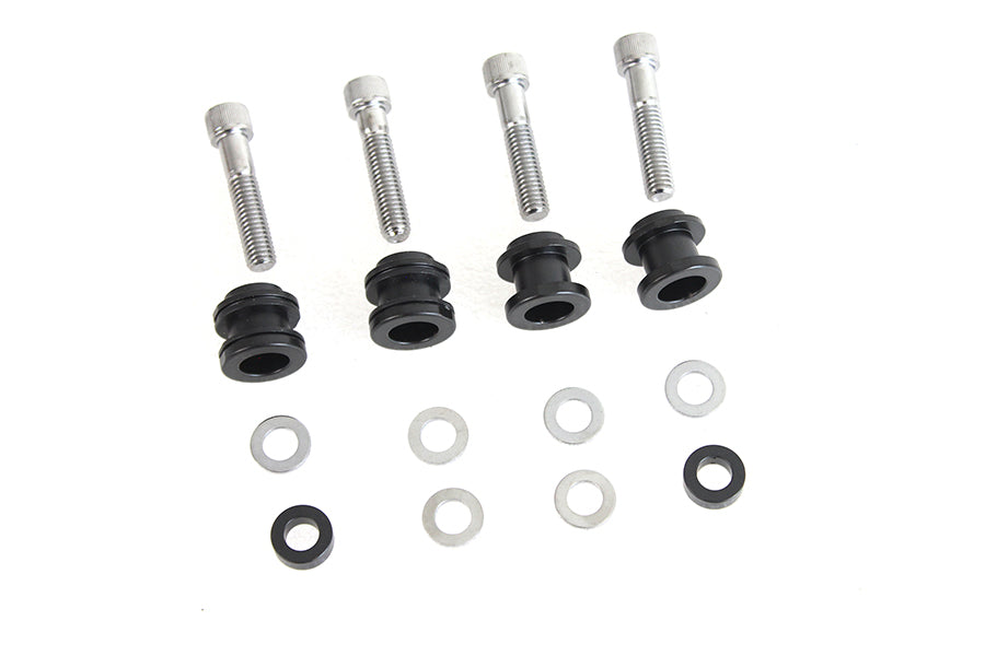 HARLEY Docking Hardware Kit Gloss Black Fits 2018-UP FLFB,   2018-UP FLFBS,   2018-UP FXBR,   2018-U