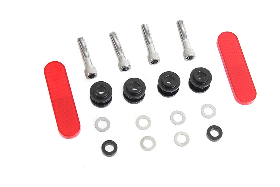 HARLEY Docking Hardware Kit Gloss Black Fits 2018-UP FLFB,   2018-UP FLFBS,   2018-UP FXBR,   2018-U