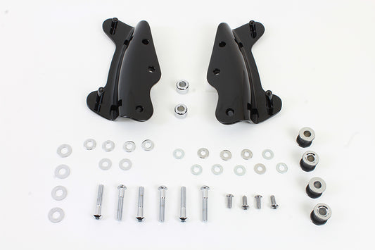 HARLEY Docking Hardware Kit Gloss Black Fits 2009-2013 FLT,