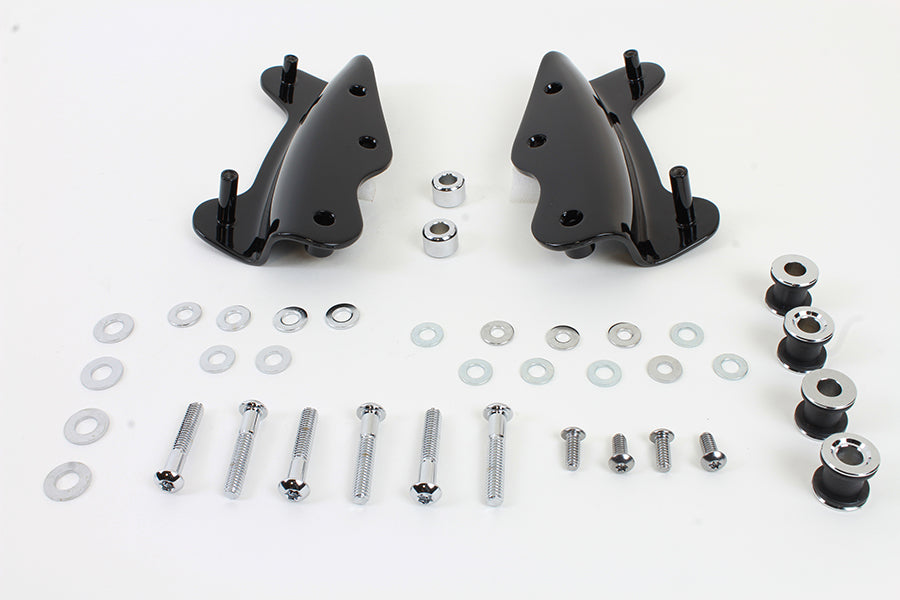 HARLEY Docking Hardware Kit Gloss Black Fits 2009-2013 FLT,