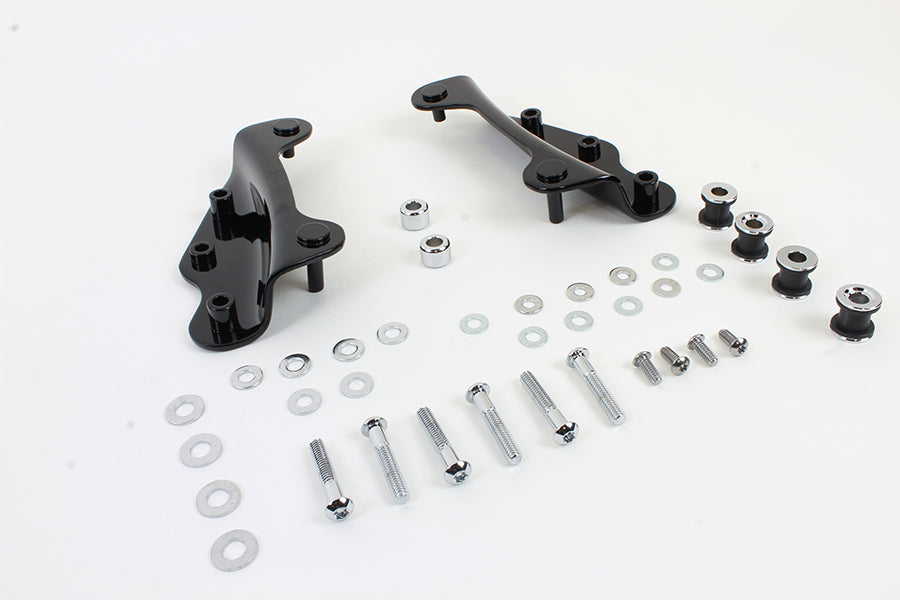HARLEY Docking Hardware Kit Gloss Black Fits 2009-2013 FLT,