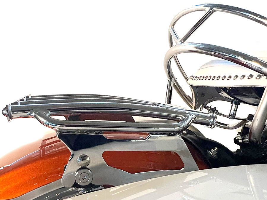 HARLEY Retro 4 Rail Luggage Rack Chrome Fits 2009-UP FLHR,
