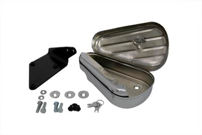 HARLEY Tool Box and Mount Kit Right Side Chrome fits 2006-2017 FXD,   2006-2017 FXDWG,
