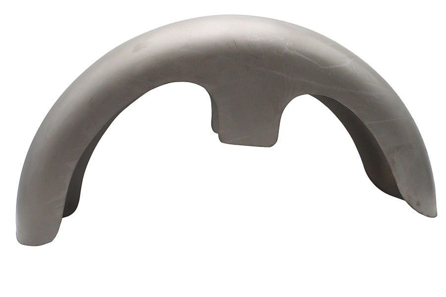 HARLEY Ultima Front Fender Raw Steel Fits 0-  Custom, Application for 21x 3.5" front wheels."