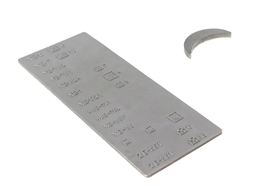 HARLEY Forging Number Plate with Neck Extension Set Fits 1947-1947 FL,   1947-1947 EL,