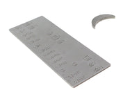 HARLEY Forging Number Plate with Neck Extension Set Fits 1947-1947 FL,   1947-1947 EL,