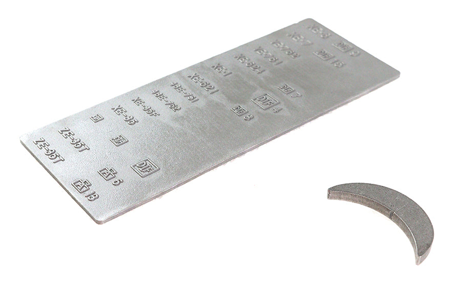 HARLEY Forging Number Plate with Neck Extension Set Fits 1947-1947 FL,   1947-1947 EL,