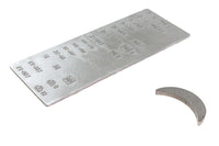 HARLEY Forging Number Plate with Neck Extension Set Fits 1947-1947 FL,   1947-1947 EL,