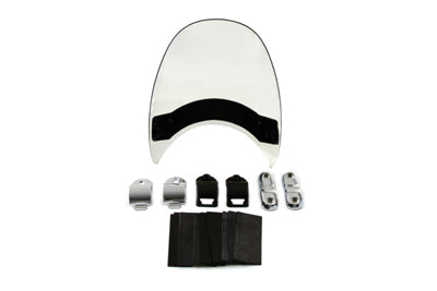 HARLEY Flyscreen Windshield with Light Grey Tint Fits 1982-1994 FXR,   1982-1994 FXRS,   1993-2005 F