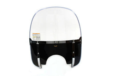 HARLEY Beaded Windshield Black Lower Fits 1984-UP FXST, 41mm Forks 1993-2017 FXDWG,   1986-UP FLST,