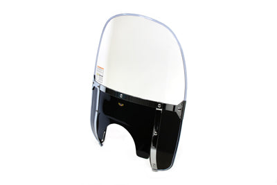 HARLEY Beaded Windshield Black Lower Fits 1984-UP FXST, 41mm Forks 1993-2017 FXDWG,   1986-UP FLST,