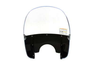 HARLEY Beaded Windshield Black Lower Fits 1984-UP FXST, 41mm Forks 1993-2017 FXDWG,   1986-UP FLST,