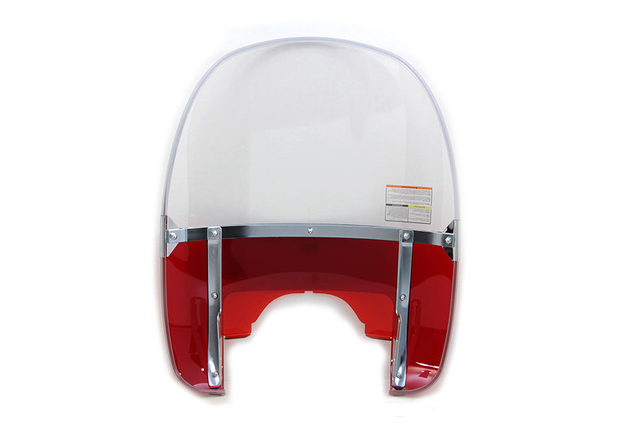 HARLEY Beaded Windshield Red Fits 1960-1984 FLH,