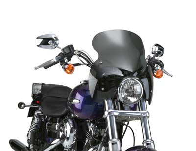 HARLEY Wave Q R Windshield with Dark Tint fits 2006-2006 FXD35,  2006-2016 FXDB,  2007-2014 FXDC,  2006-2009 FXDL,