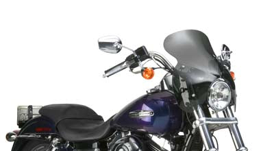 HARLEY Wave Q R Windshield with Dark Tint fits 2006-2006 FXD35,  2006-2016 FXDB,  2007-2014 FXDC,  2006-2009 FXDL,